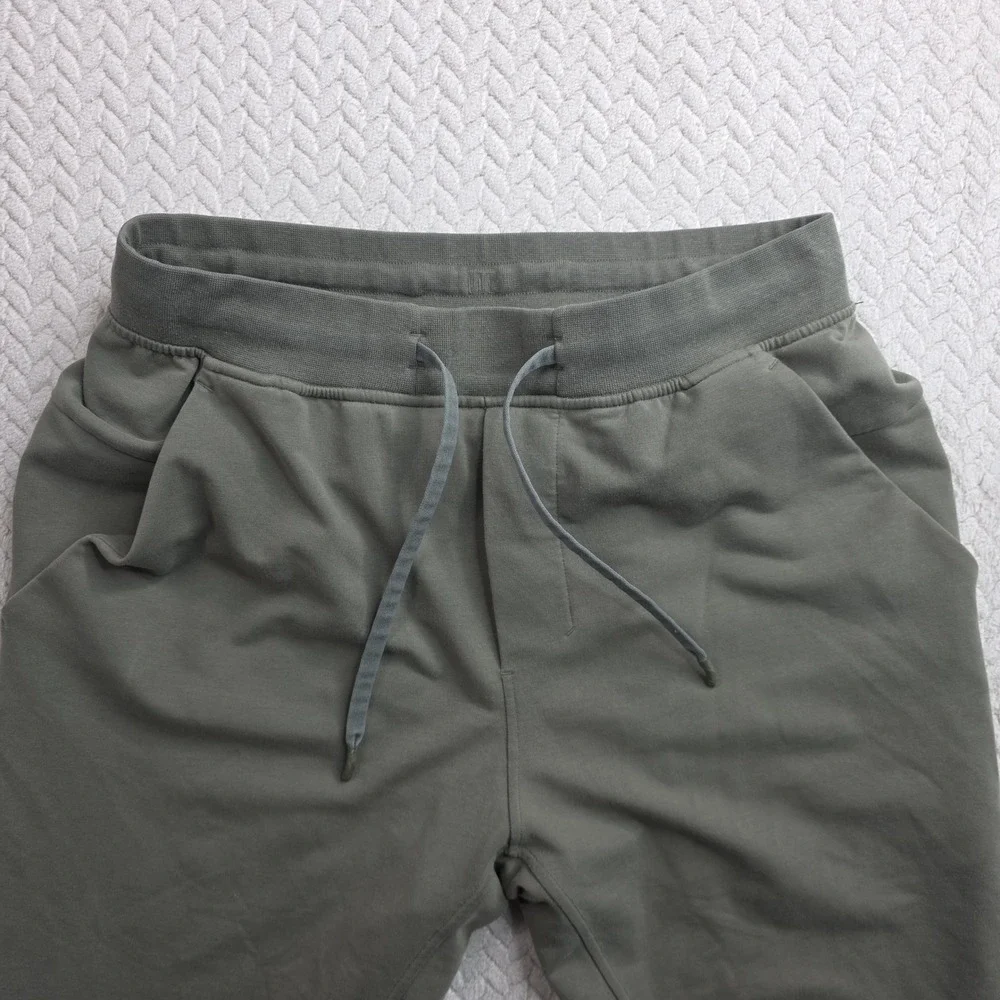 Lululemon City Sweat Jogger Mens Medium Sage Green French Terry Pants LM5943S